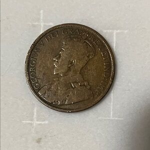 Antique Brown Coin Decor